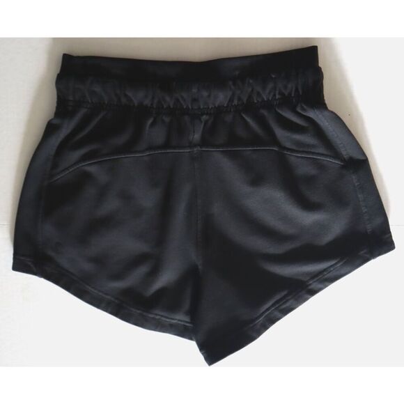 Lululemon W7BDRS Women's Sz 2 Black Inner Glow 3" French Terry Shorts - Picture 2 of 9